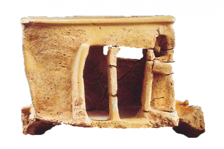 Πήλινο ομοίωμα κτηρίου/ναού, Μοναστηράκι περ. 1900-1700 π.Χ.